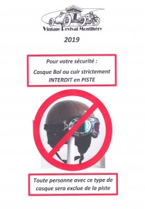 Casque interdit 2019