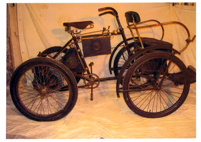 CLEMENT Quadricycle 1HP 3-4 1899 ( Fr ) MOREAU PASCAL