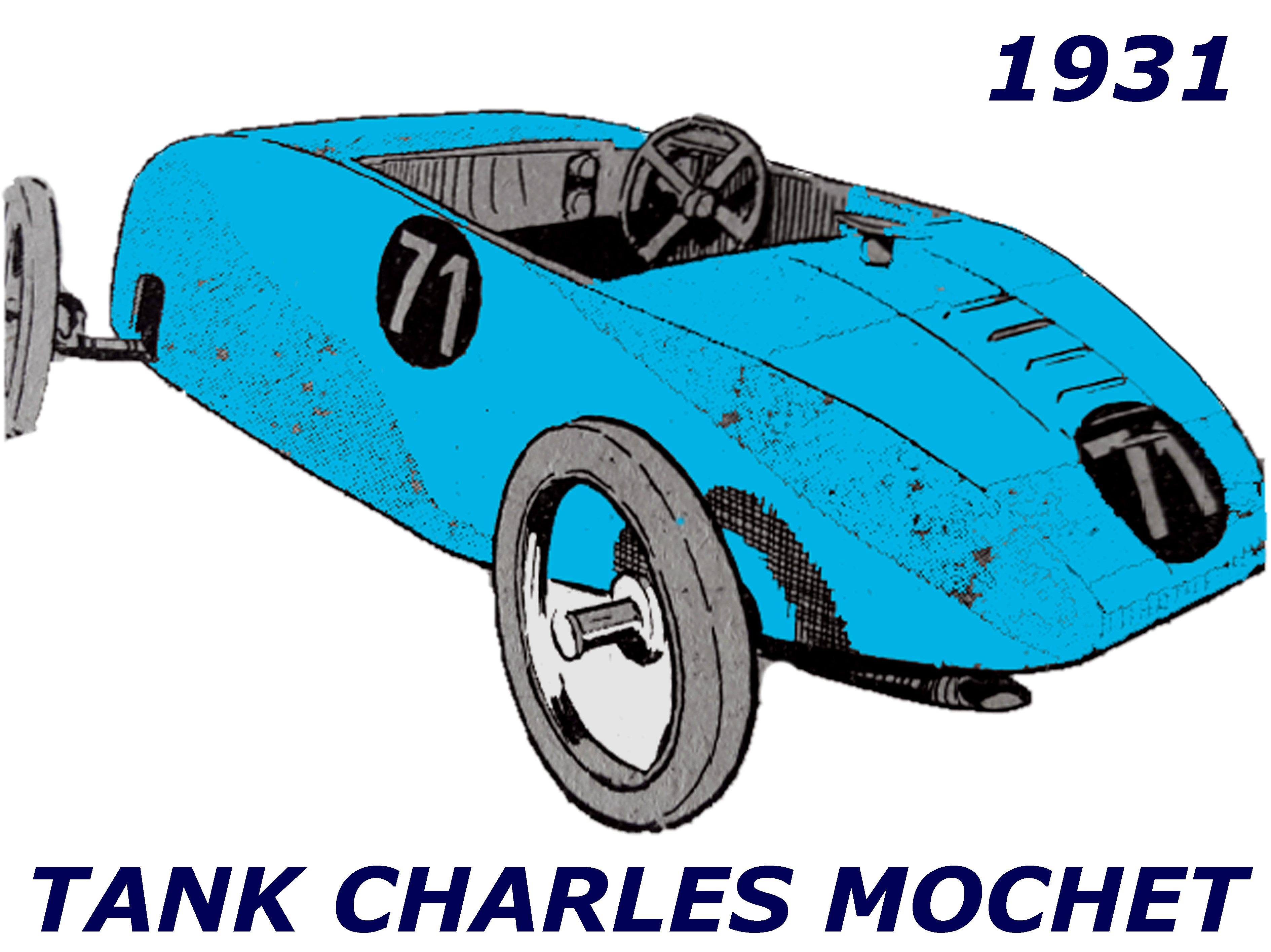 TANK CHARLES MOCHET 125cc 1931 ( FR ) DORME PHILIPPE